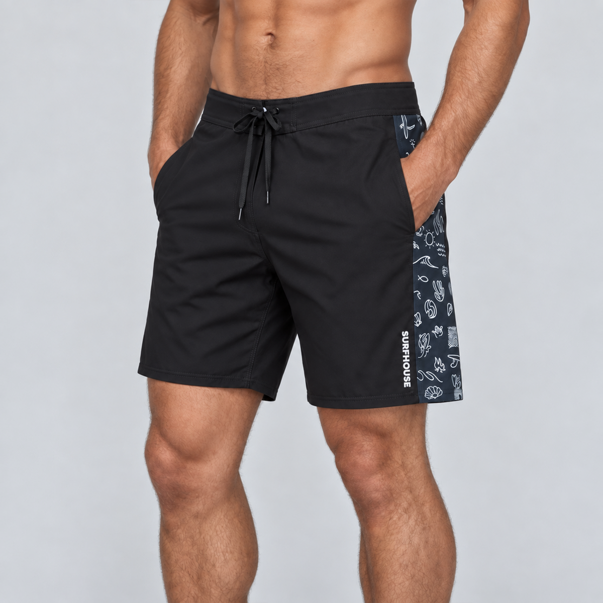 Boardwalk Snip Grafismos Preto
