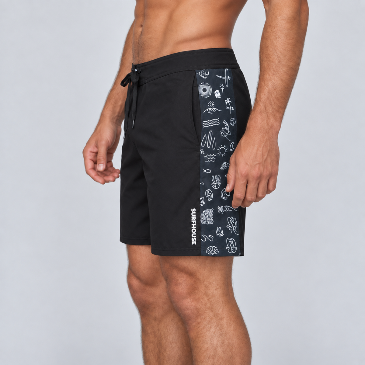 Boardwalk Snip Grafismos Preto