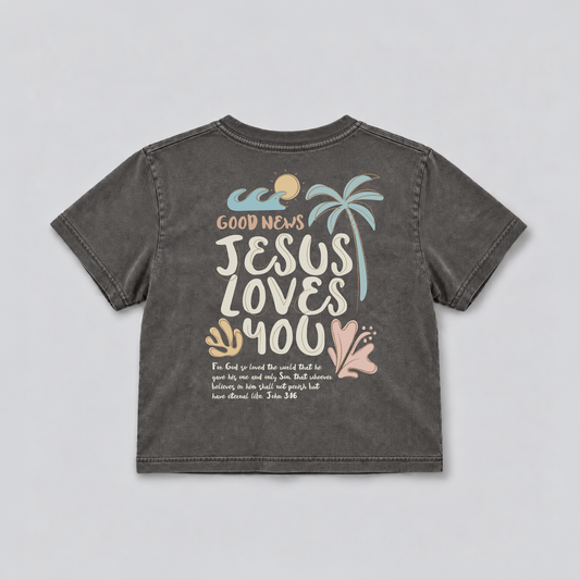 Baby Look JESUS LOVES