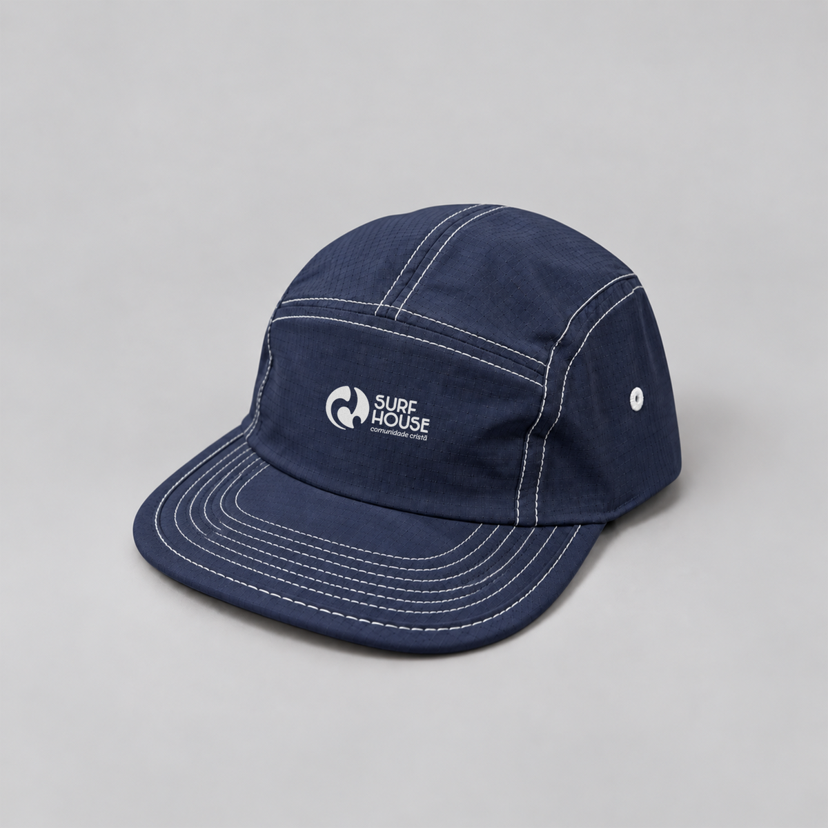 Boné Five Panel Costura Logo