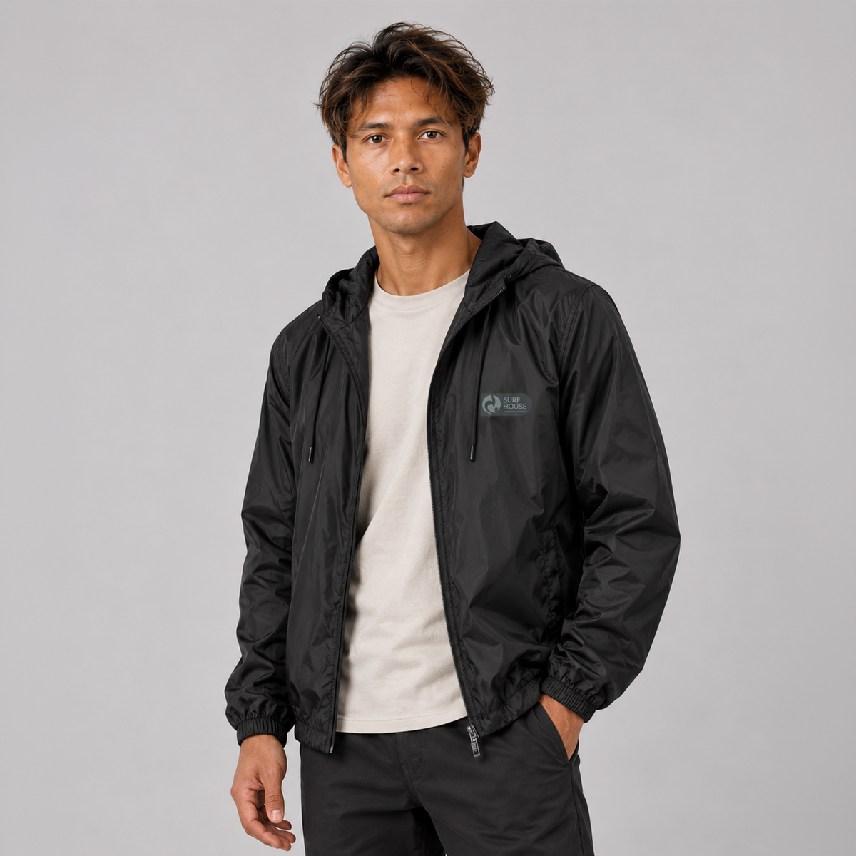 Corta-Vento Basic Preto