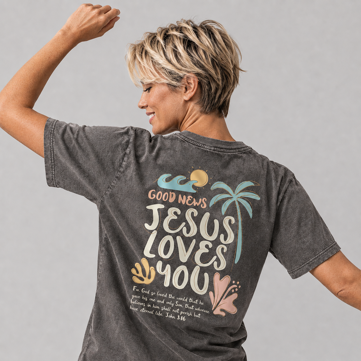 Camiseta Jesus Loves