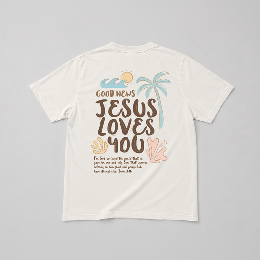 Camiseta JESUS LOVES