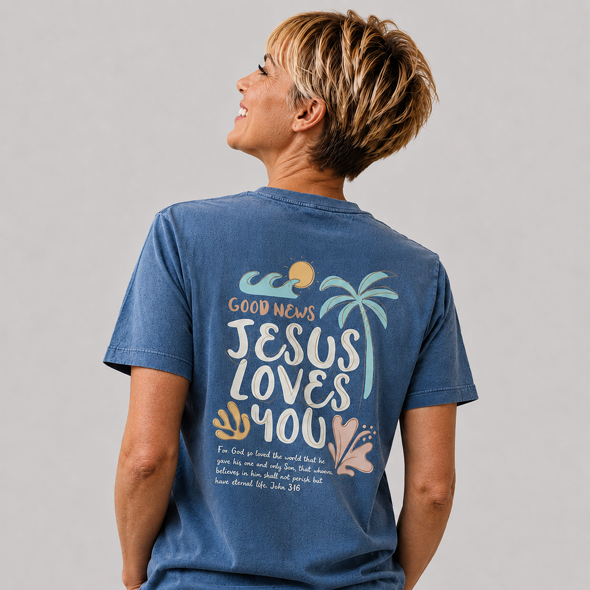 Camiseta Jesus Loves